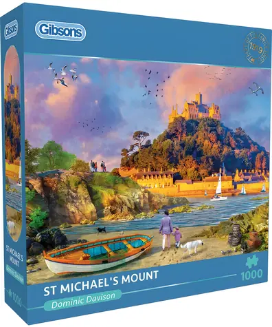 GIBSONS Puzzle Hora svatého Michaela / 1000 dílků / 68 x 49 cm