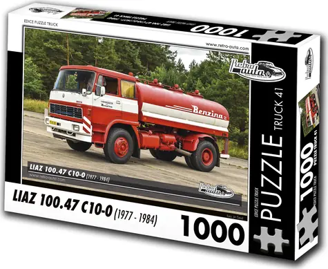 RETRO-AUTA Puzzle č.41 Liaz 100.47 C10-0 / 1000 dílků / 66 × 47 cm