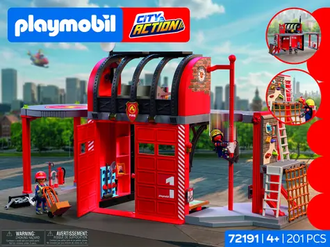 PLAYMOBIL Fire 72191 Velká hasičská stanice / Stavebnice