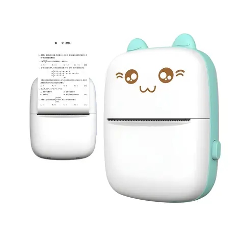 Hurtel HURC9 Kitty Mini modrá / Mobilní termotiskárna / Bluetooth / aplikace