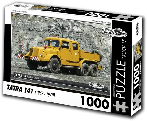 RETRO-AUTA Puzzle TRUCK Tatra 141 (č.17) / 1000 dílků / 66 × 47 cm