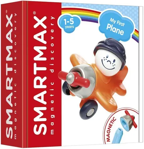 SMARTMAX Magnetická stavebnice Moje první letadlo / 5 dílků / 1-5 let