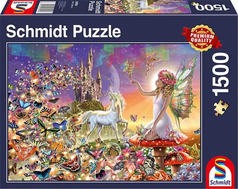 SCHMIDT Puzzle Kouzelná pohádková země / 1500 dílků / 83,6 x 58,8 cm