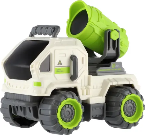 TEDDIES Vesmírné auto / Autíčko na setrvačník / plast / 10 x 7 cm