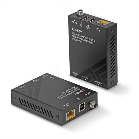 Lindy KVM extender Cat.6 70 m / KVM extender / HDMI 4K 30Hz / USB / audio