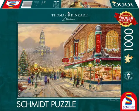 SCHMIDT Puzzle Vánoční přání / 1000 dílků / od 12 let