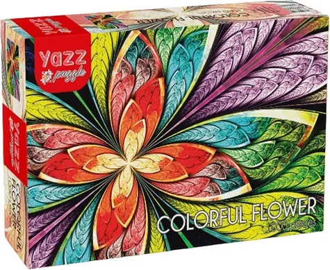 YAZZ Puzzle Barevná květina / 1000 dílků