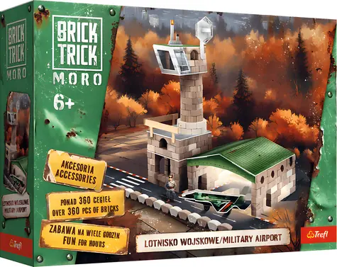 TREFL Stavebnice BRICK TRICK Moro: Vojenské letiště XL / věk 6+