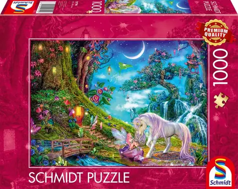 SCHMIDT Puzzle Jednorožec a víla / 1000 dílků / od 12 let