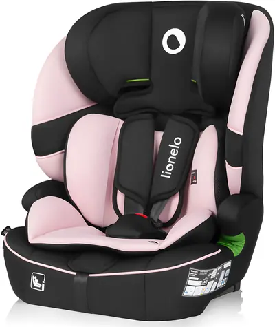 LIONELO Billy i-Size 76-150 cm Pink Baby / Autosedačka / ISOFIX + Top Tether / ECE R129 / paměťová pěna