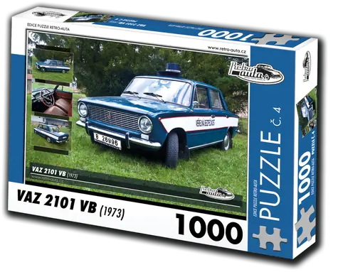 RETRO-AUTA Puzzle č. 4 Vaz 2101 VB (1973) / 1000 dílků
