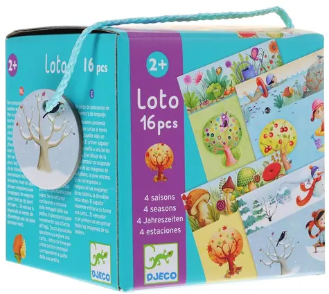 DJECO Loto Čtyři roční období / Společenská hra / od 2 let