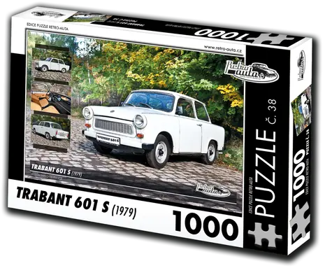 RETRO-AUTA Puzzle Trabant 601 S (1979) č. 38 / 1000 dílků / 66 × 47 cm