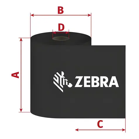 ZEBRA 2300 TTR páska (12 ks) / Wax / 40mm / 450m / 25mm core