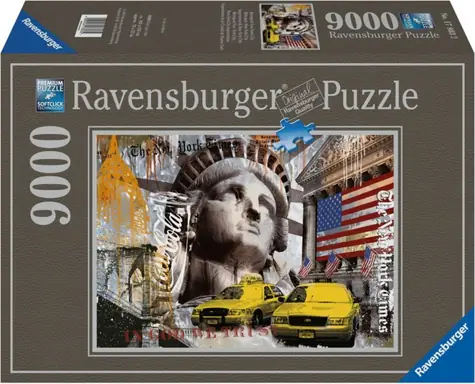 RAVENSBURGER Puzzle Metropole New York / 9000 dílků / 193 x 139 cm