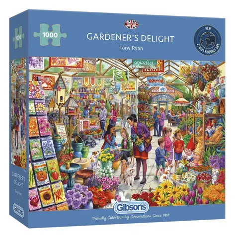 GIBSONS Puzzle Zahradníkovo potěšení / 1000 dílků / 68 x 49 cm