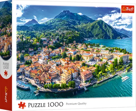 TREFL Puzzle Menaggio u jezera Como / 1000 dílků / 68 x 48 cm