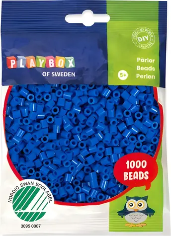 PLAYBOX Zažehlovací korálky tmavě modré / 1000 ks