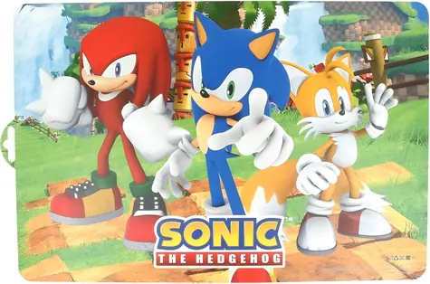 STOR Prostírání Ježek Sonic / Dětské prostírání / 43 x 28 cm