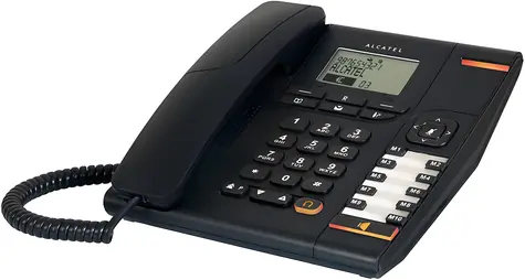 Alcatel Temporis 880 PRO černá / Analogový telefon / Displej / Handsfree / 10 přímých pamětí