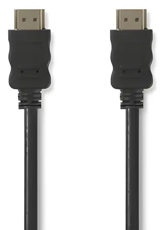 Nedis High Speed HDMI 1 m černá / Kabel HDMI / 4K 30 Hz / ARC / 10,2 Gbps / Ethernet