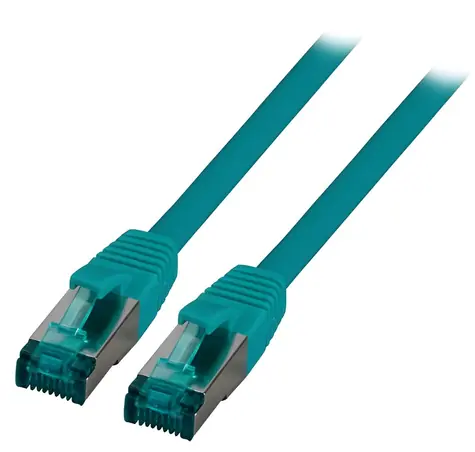 EFB S/FTP Cat6A 30 m zelená / Patch kabel / RJ-45 / LSZH / 10 Gbit/s