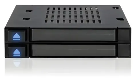 Icy Dock MB522SP-B černá / Backplane pro 2x 2,5"/3,5" HDD/SSD / SATA/SAS / 6 Gbit/s / Hot-Swap