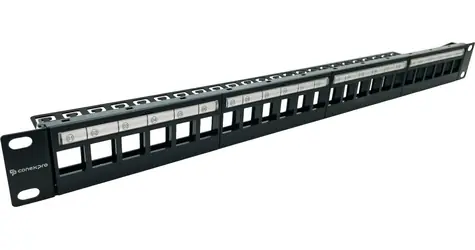 Conexpro Patch panel modulární 24 portů / Patch panel / 19" / 1U / neosazený