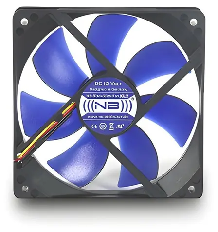 Noiseblocker BlackSilent Fan XL2 / Ventilátor / 120 mm / tloušťka 25 mm / 21 dB(A)