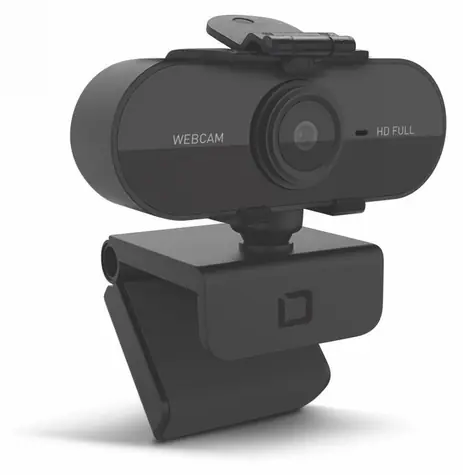 Dicota Webcam PRO Plus Full HD černá / Webkamera / 1920x1080 / USB 2.0 / mikrofon / 110°