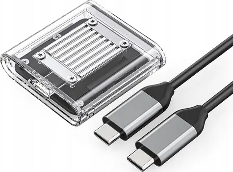 Orico TC20-M2-10G externí box pro M.2 NVMe SSD průhledná / 10 Gb/s / USB-C 3.2