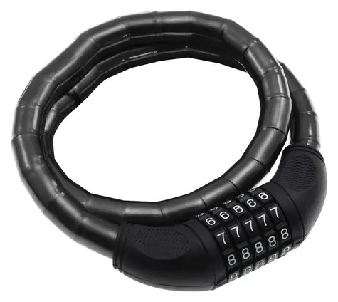 RULYT MS-230186 / Zámek na kolo / Kódový / 80 cm / O 18 mm