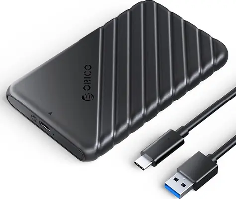 Orico 25PW1-C3-BK-EP černá / Box pro 2,5" HDD/SSD / SATA III / USB-C / 6 Gbit/s