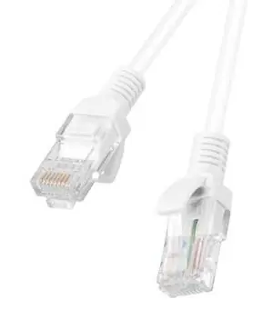 Lanberg UTP CAT5e 2m bílá / Patch kabel / RJ45-RJ45