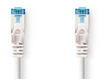 Nedis CAT6a S/FTP bílá / Síťový kabel / RJ45 - RJ45 / 2 m