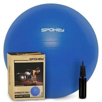 Spokey FITBALL modrá / Gymnastický míč / 65 cm