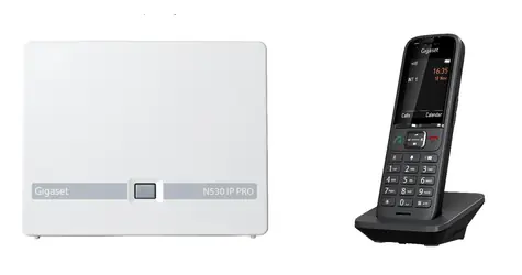 Gigaset N530 IP PRO + S700H PRO bílá/černá / Telefonní sada / DECT/IP / 2,4" displej / Bluetooth