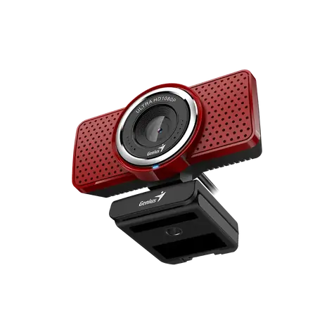 Genius ECam 8000 červená / Webkamera / 1920x1080 / USB 2.0 / mikrofon