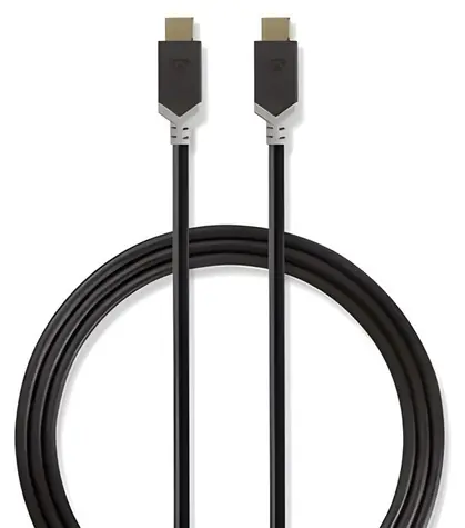 Nedis USB-C - USB-C 3.2 Gen2 1 m / Datový kabel / 100 W / 10 Gbps