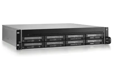 TerraMaster U8-500 Plus / NAS / 2U Rack / 8x SATA HDD/SSD / Intel Core i7-1255U / 16GB DDR5 / 2x 10GbE / Diskless