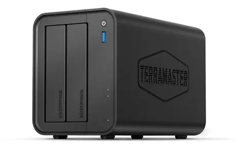 TerraMaster F2-425 / NAS / 2-bay / Intel Quad-Core / 4GB RAM / 2,5GbE / bez HDD