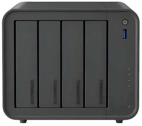 TerraMaster F4-425 / NAS server / Intel Quad-Core / 4GB RAM / 2,5GbE LAN / 4-bay / bez HDD