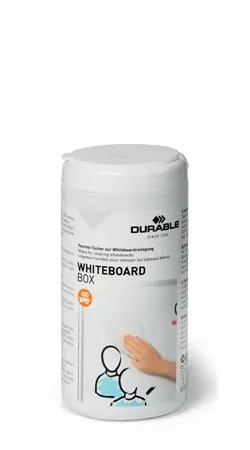 Durable Whiteboard Clean / Čisticí ubrousky na tabuli / 100 ks