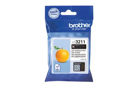 Brother LC-3211 černá / Cartridge / originální / 200 stran / ISO/IEC 24711