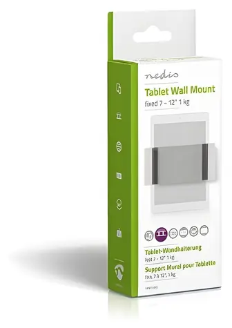 Nedis TWMT100SI / Držák tabletu na stěnu / 7-12" / otočný 360°