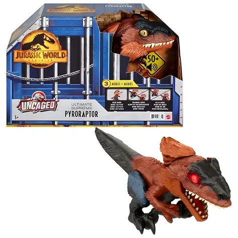 MATTEL Jurassic World Ohnivý dinosaurus / se zvuky