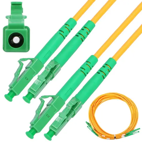 Extralink LC/APC-LC/APC / Patchcord / Jednomódový / Duplex / G657A / 2 m