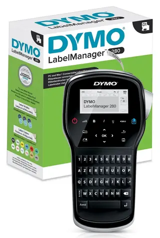 Dymo LabelManager 280 / Tiskárna samolepicích štítků / 180 x 180 DPI / LCD displej / USB / Li-ion