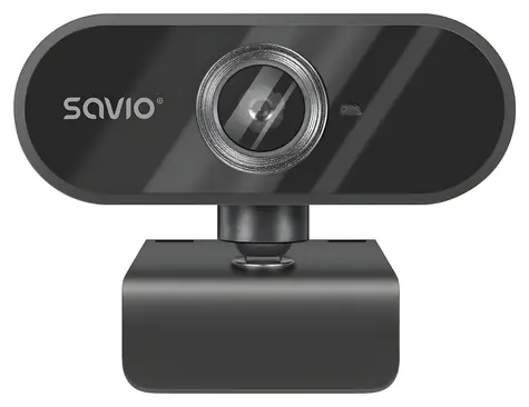 Savio CAK-04 černá / Webkamera / HD 720p / 25fps / USB / klip