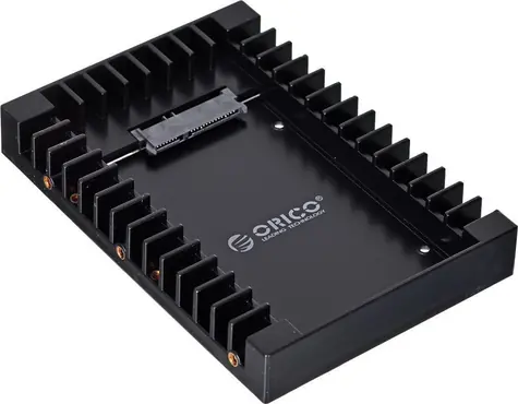 Orico 1125SS-V1-BK-EP černá / Montážní rámeček / 2,5" do 3,5" / plast / hot-swap